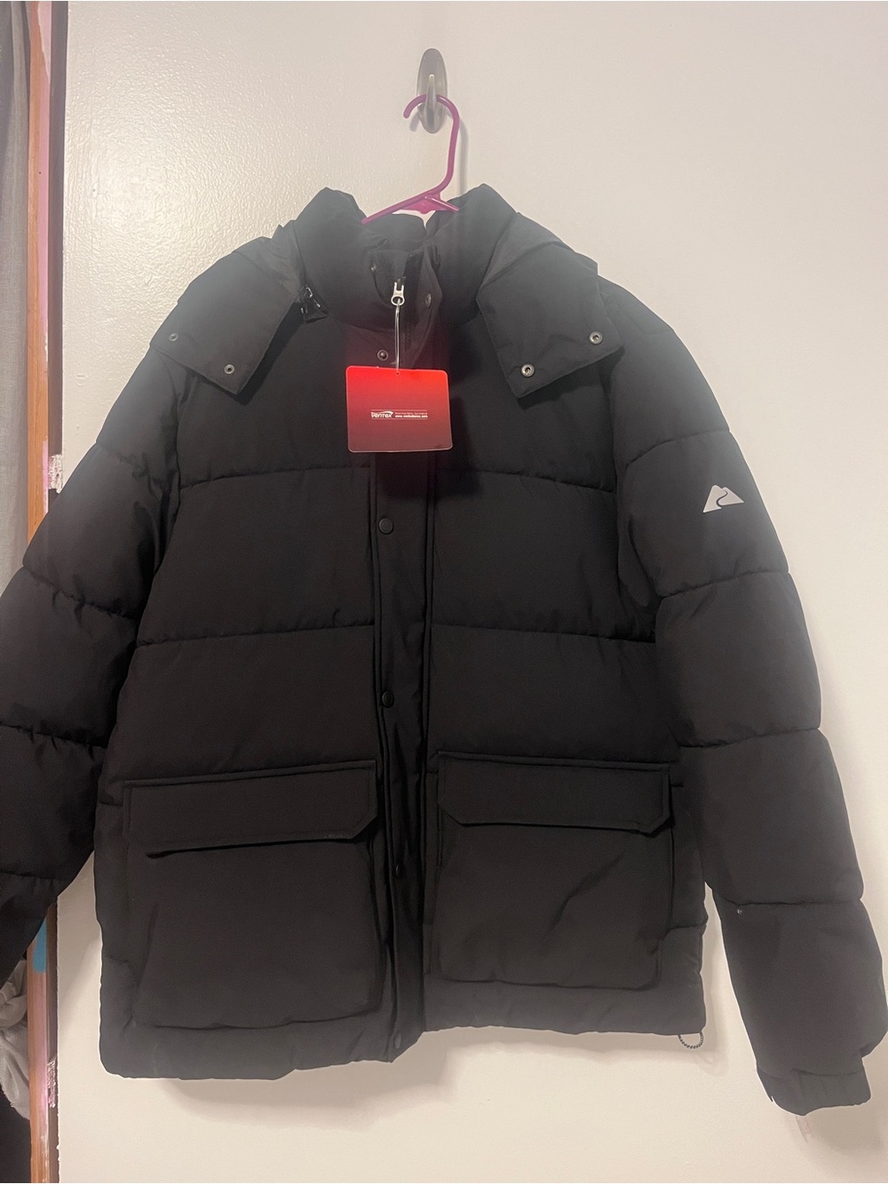 Ozark Trail Black Puffer Jacket - Quilted Insulated Coat